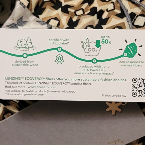 NWT Eco Fabric Midi Dress With Pockets - Picture 7 of 7